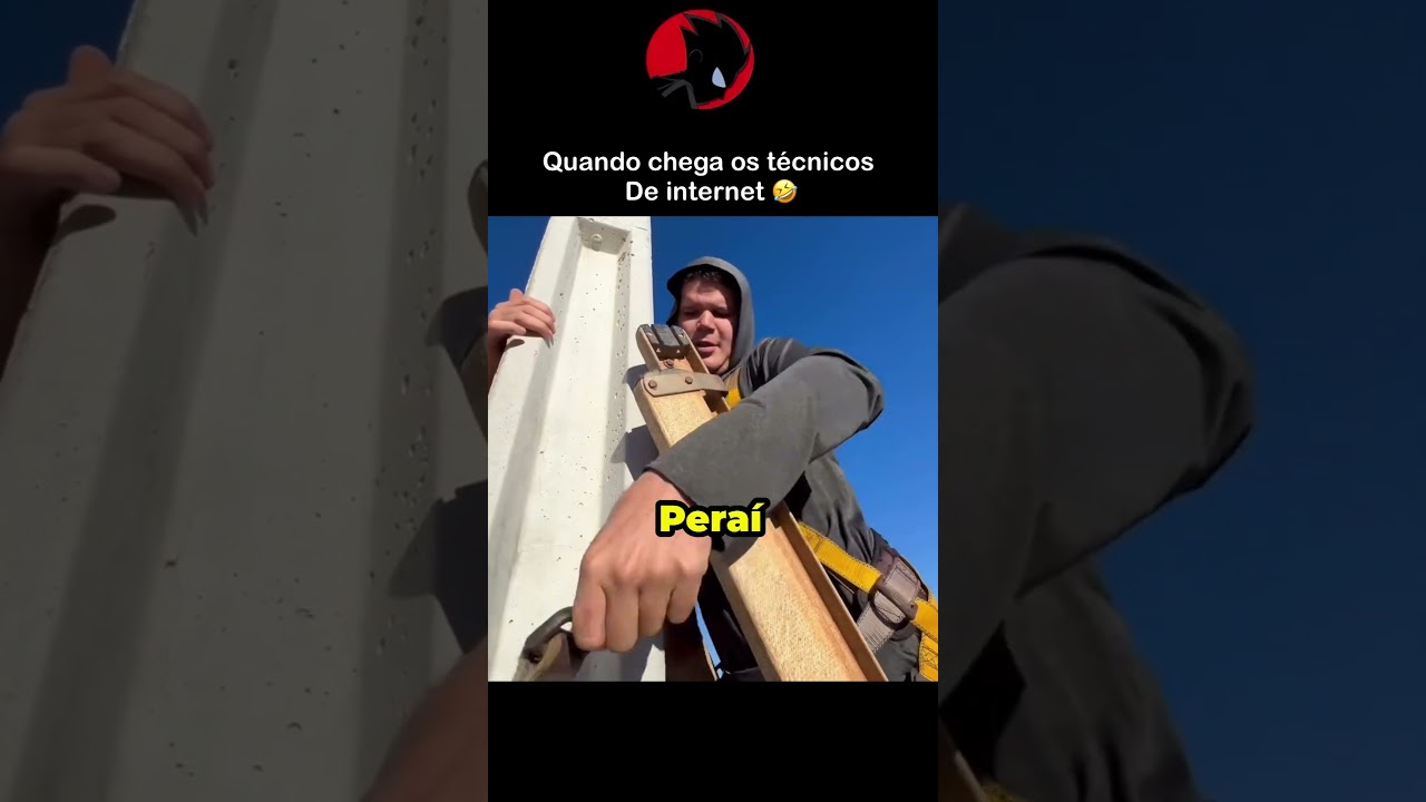 Quando chega os técnicos de internet 🤣 #humor
