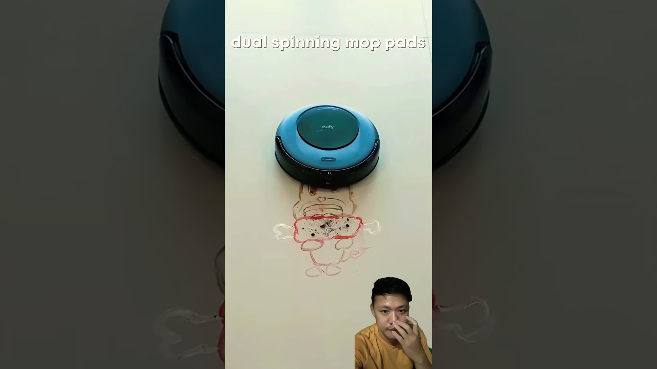 Robot hitam ngepel bersih⁉️