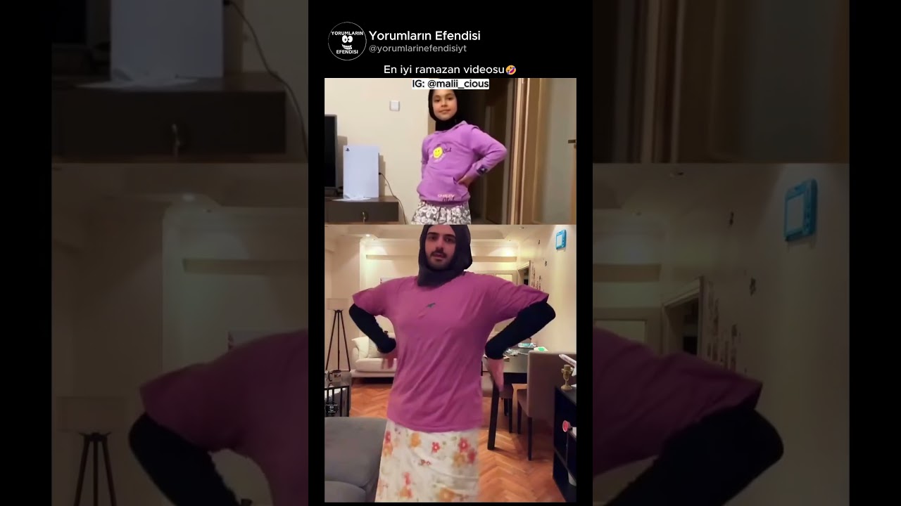 Teraviye giden Alanur taklidi🤣 @malii_cious