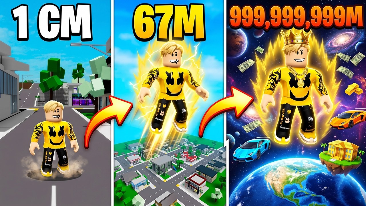 فيلم روبلوكس : قصتى من صاحب اضعف قفزه 1 سم الى صاحب اقوى قفزه 999,999,999 متر..! 😱🔥
