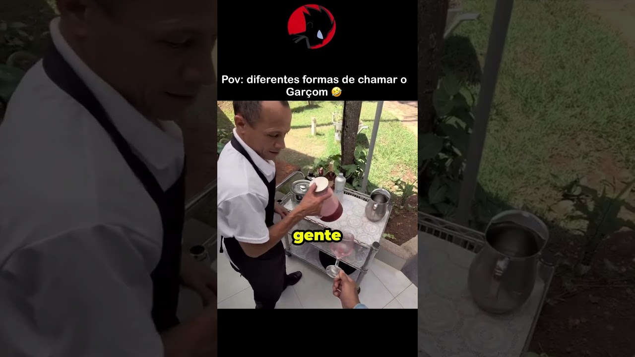 Diferentes formas de chamar o garçom 🤣 #humor