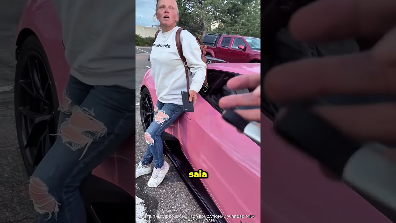 Ela alegou que meu carro rosa era dela 💀