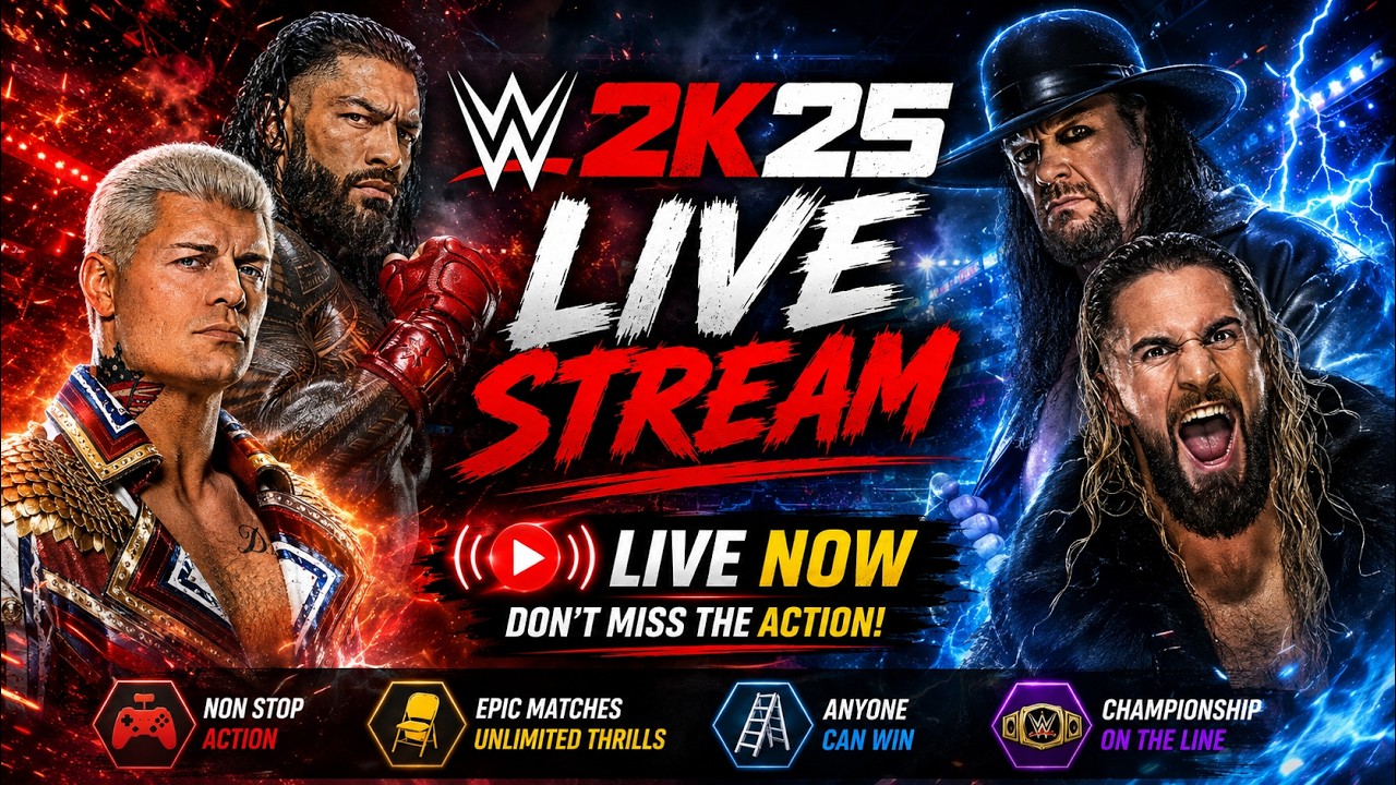 WWE 2K25 LIVE – Unbelievable Finish😱 | Best Match Ever Played!#wwe #wrestling #wwe2k25#shorts#views