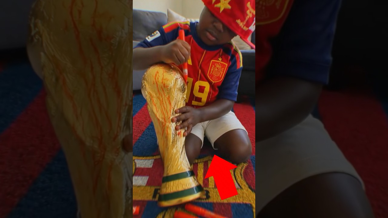 ELE ACABOU COM A TAÇA DA COPA!!! #futebol