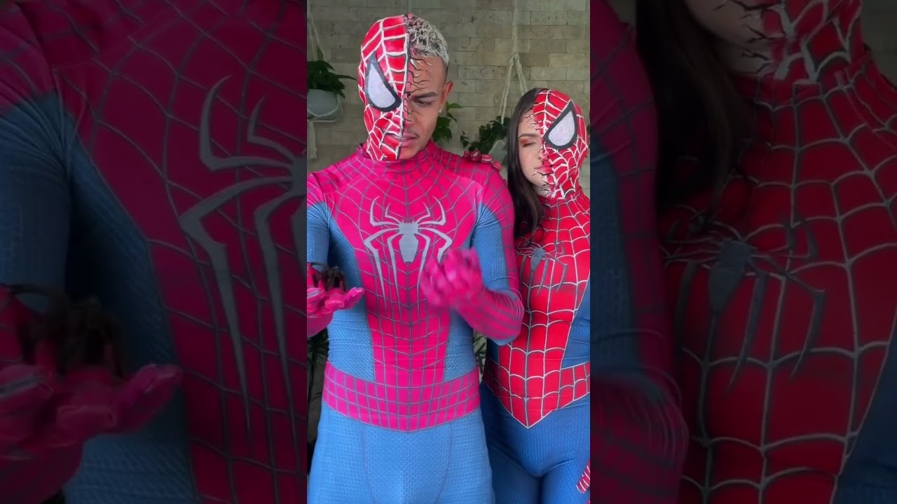 🕷️ HOMEM ARANHA E MULHER ARANHA 🕷️ #foryou