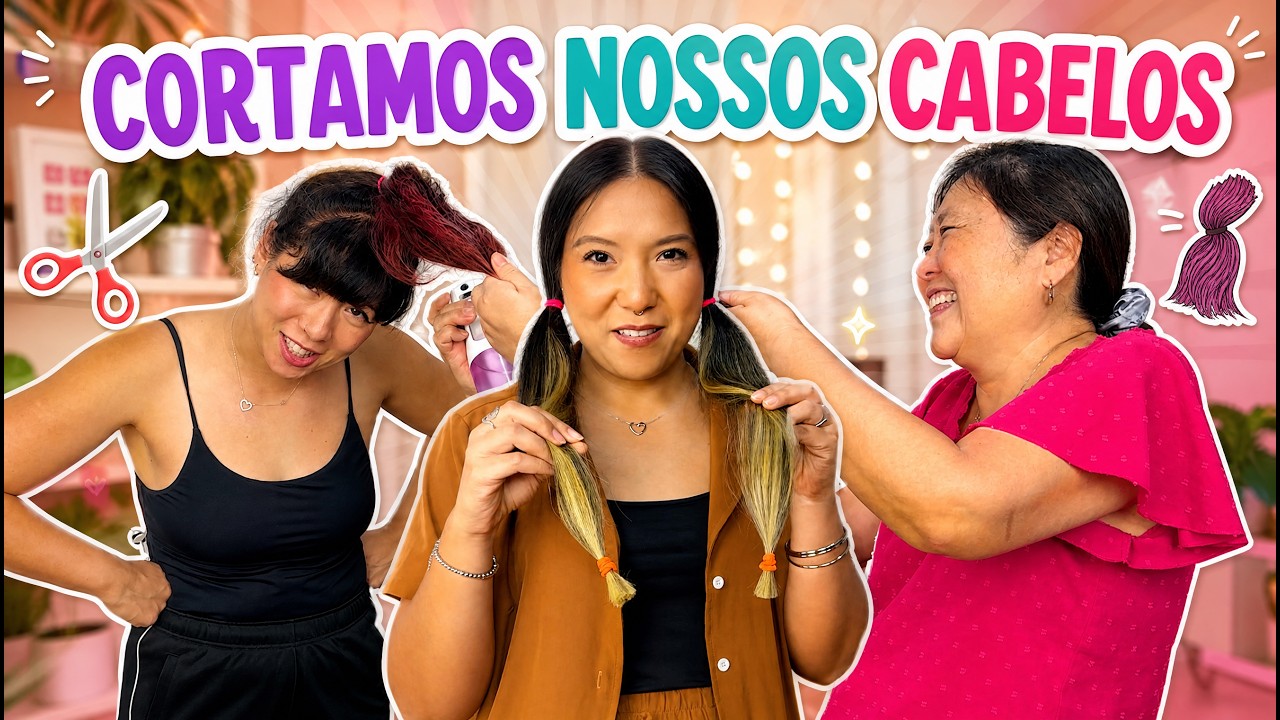 CORTAMOS NOSSOS CABELOS 😱 | Blog das irmãs