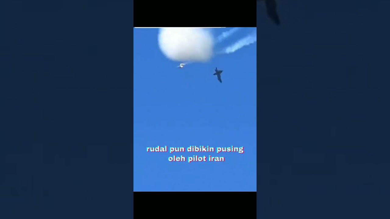 rudal pun dibikin pusing sama pilot iran