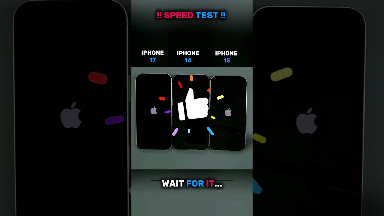 ⚡🚀 IPHONE 17 VS IPHONE 16 VS IPHONE 15 SPEED TEST!!