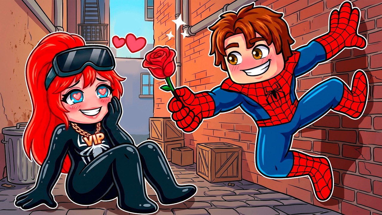 Bacon SPIDER MAN and VENOM GIRL FORBIDDEN LOVE
