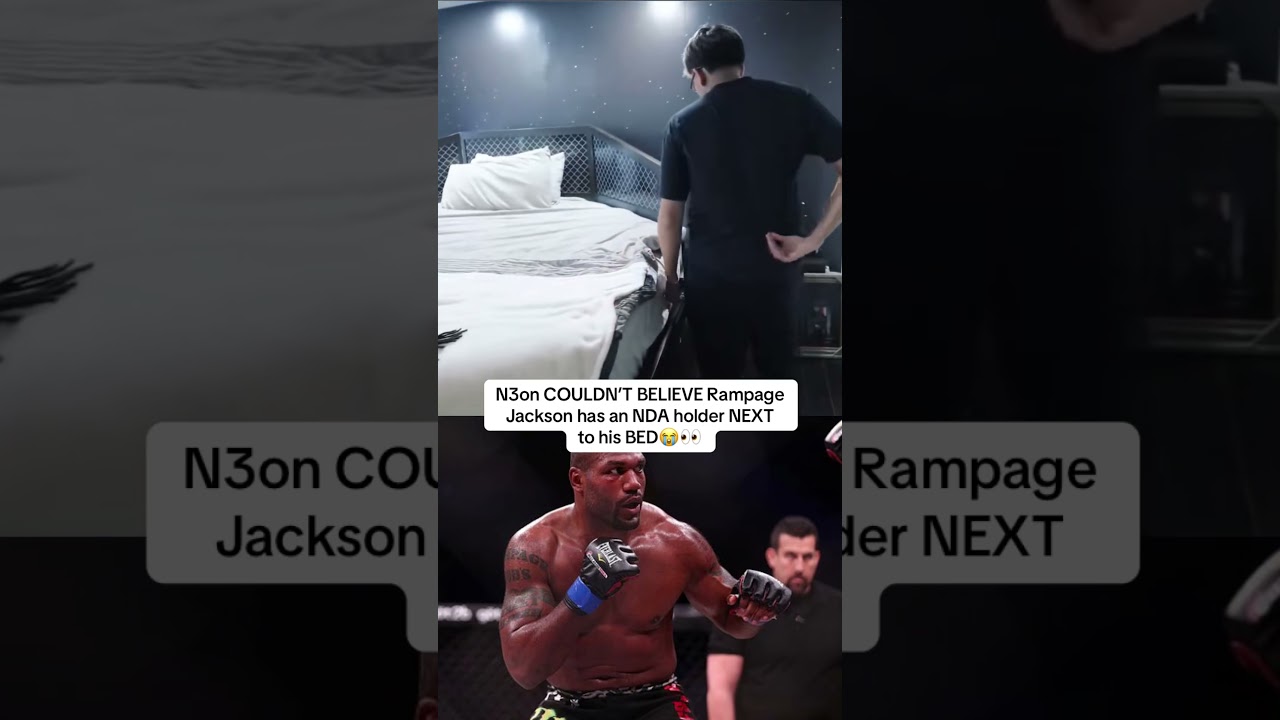 N3on couldn’t believe Rampage Jackson has an NDA HOLDER😭👀 #rampagejackson #n3on