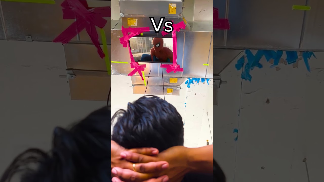 World's smallest 4k headset 😎 #tech #vr #technology #virtualreality #spiderman