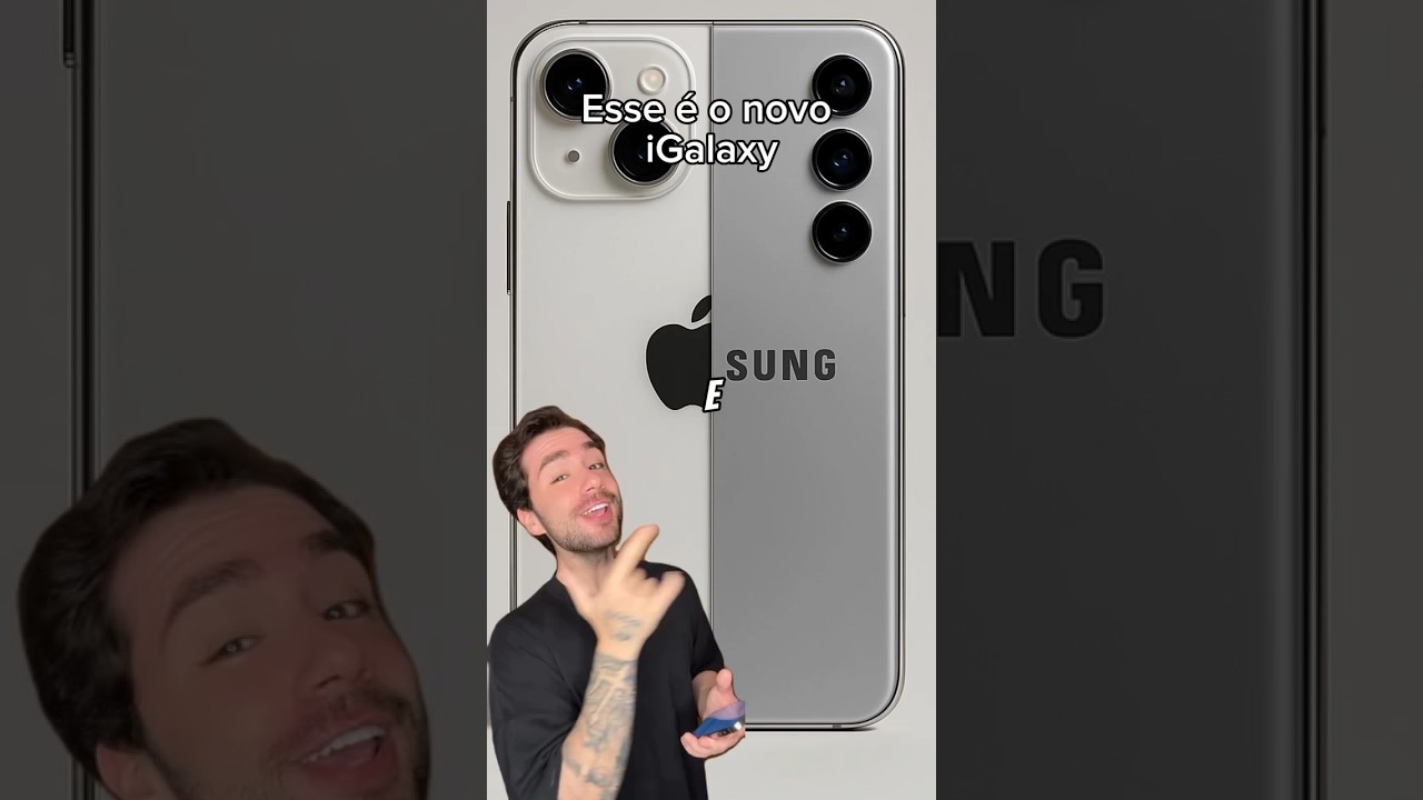 Esse é o novo celular da Apple e da Samsung! 🤡 Você gostou dessa ideia? Me fala aqui nos comentários