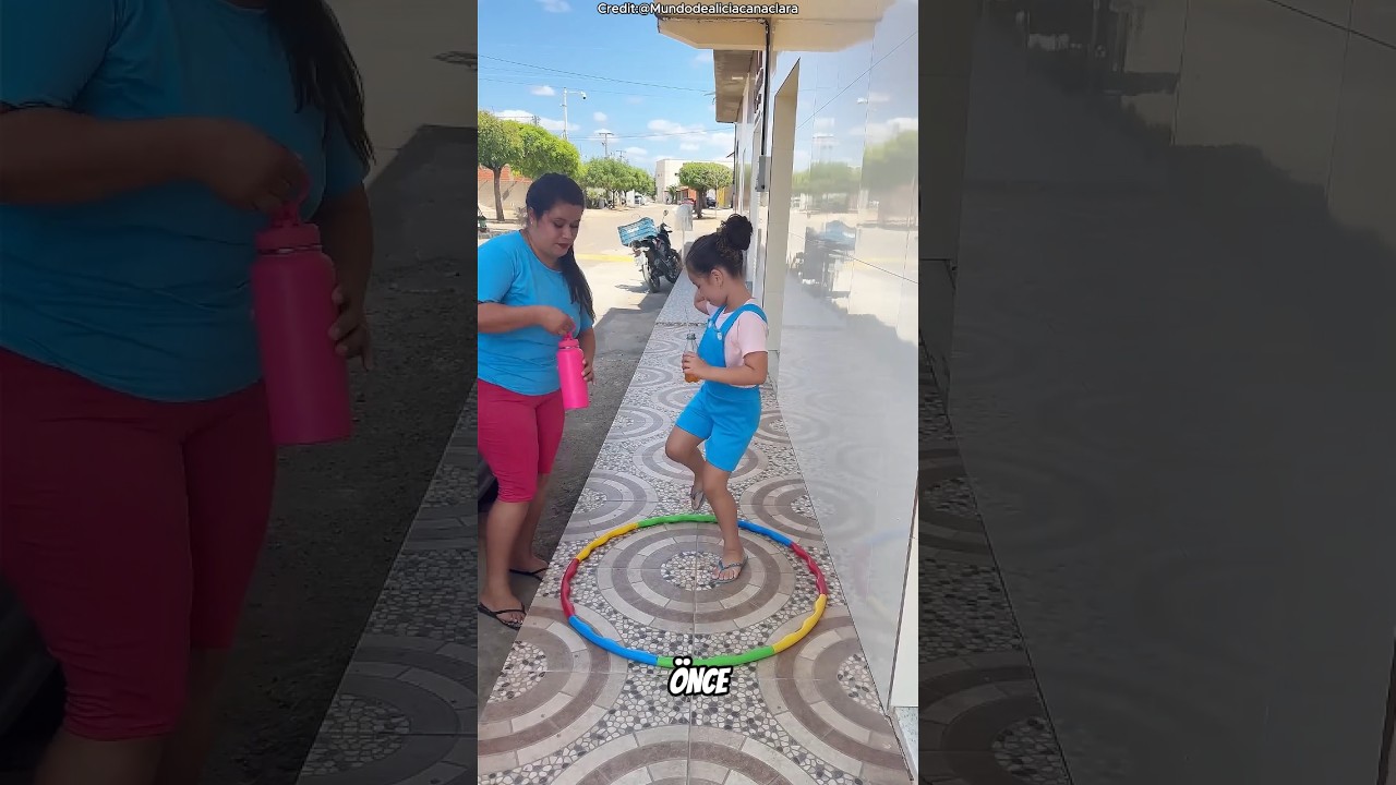Sihirli su insanları yok edebilir 😱 Sihirli hula hoop halkası 🥰 #shortvideo