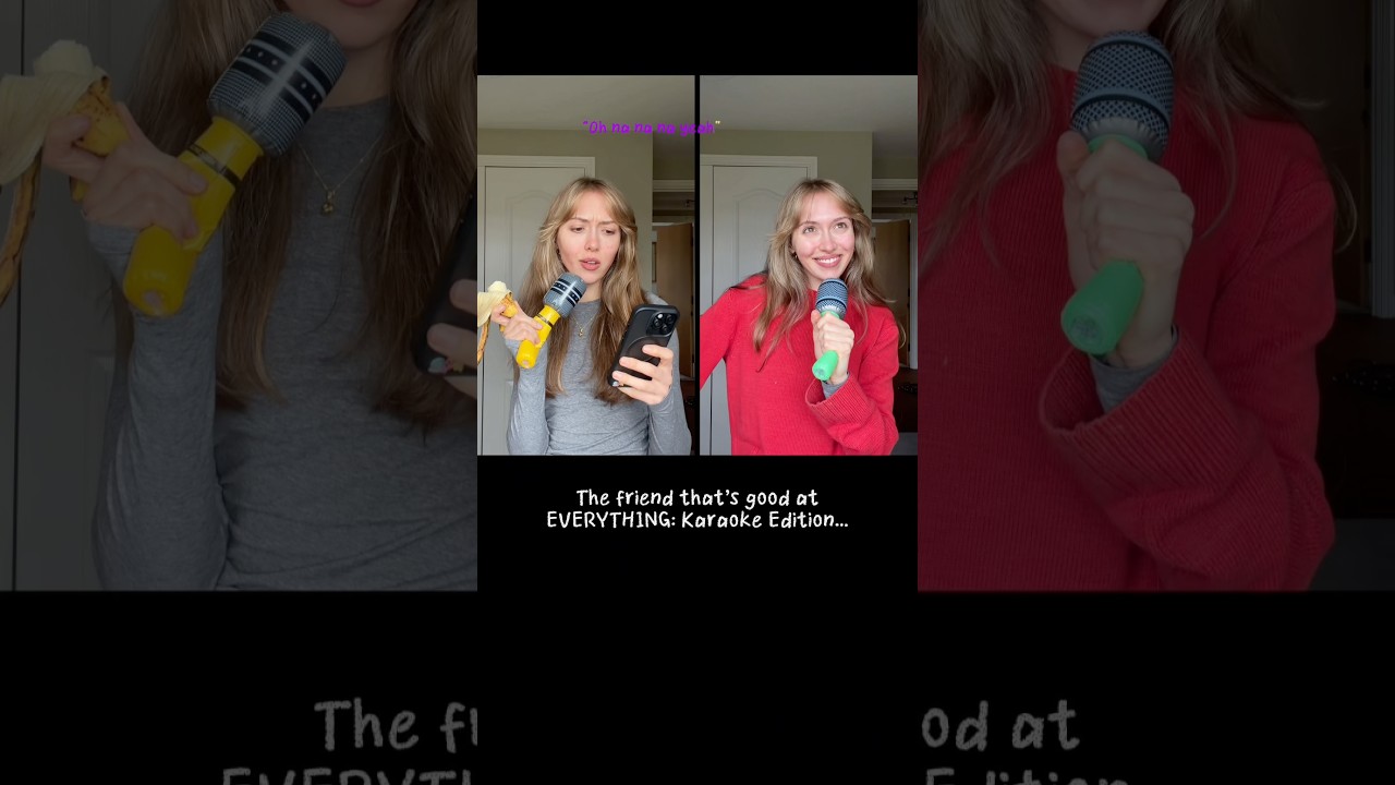 #pov The friend that’s good at EVERYTHING: Karaoke edition…