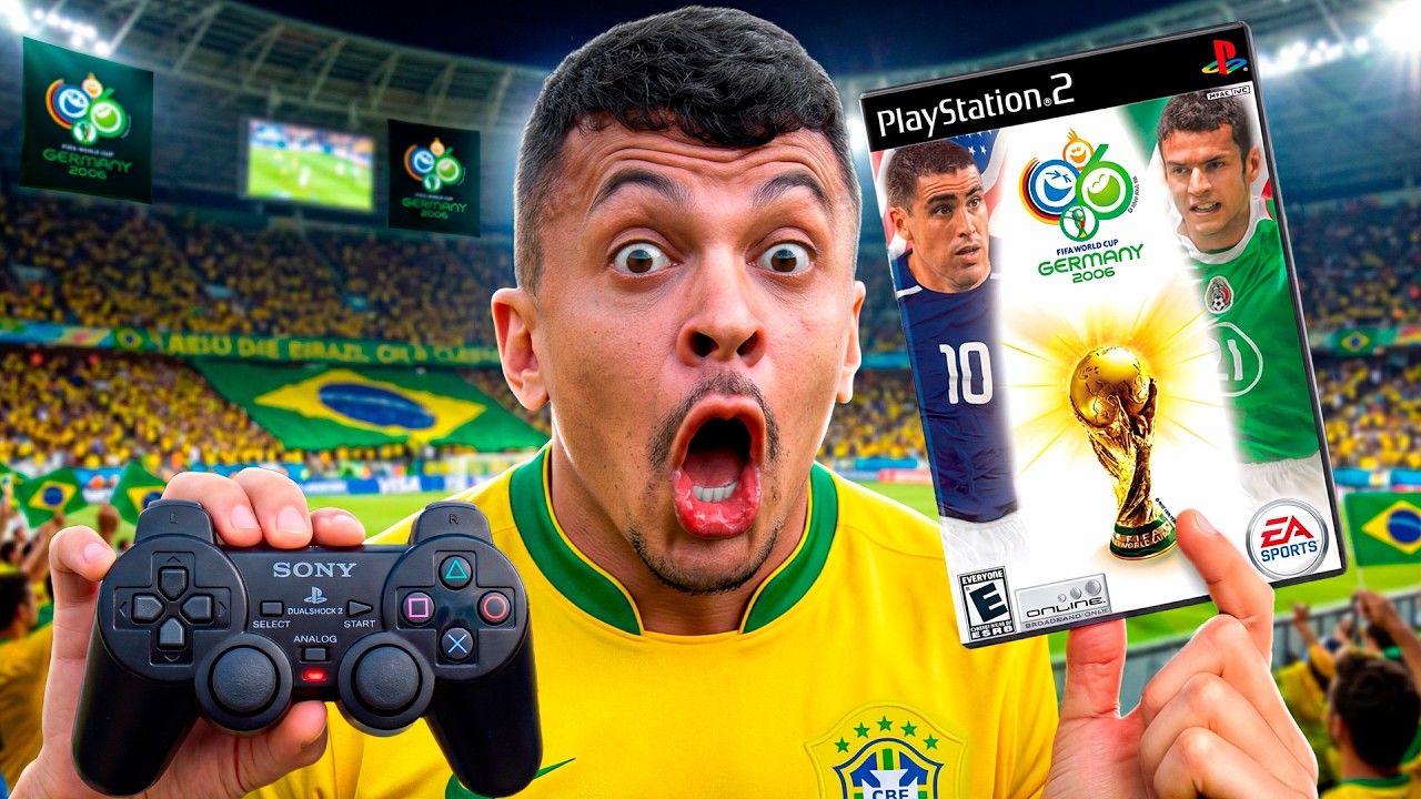 JOGUEI O FIFA 2006 DA COPA DO MUNDO E ELE É NOSTÁLGICO! (DEI RAGE 😡💢)