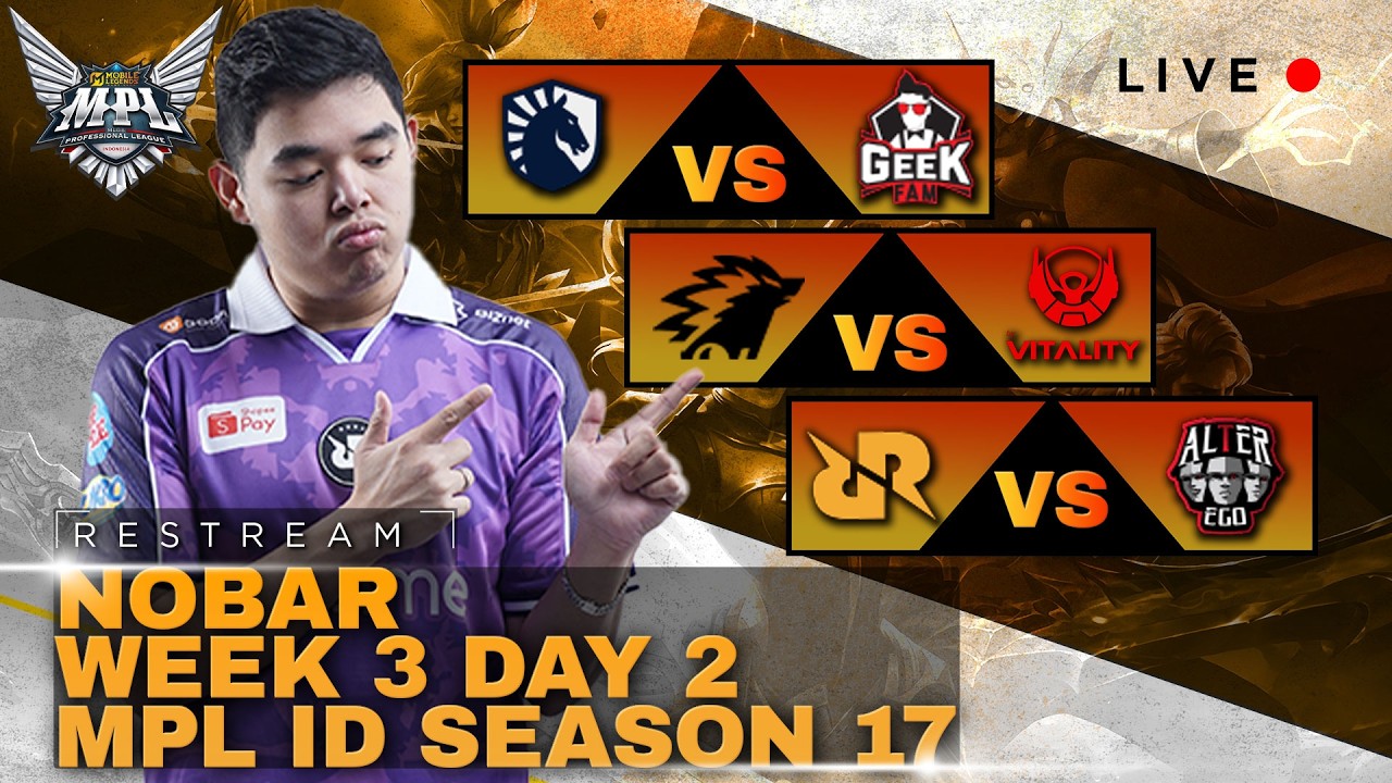 RESTREAM MPL ID SEASON 17!! RRQ VS AE #mlbbidcreator