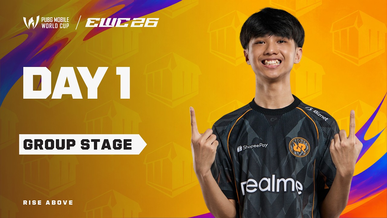 [ID] PMWC at EWC 26 Group Stage Day 1 | GROUP A | PUBG MOBILE WORLD CUP at 2026 ESPORTS WORLD CUP