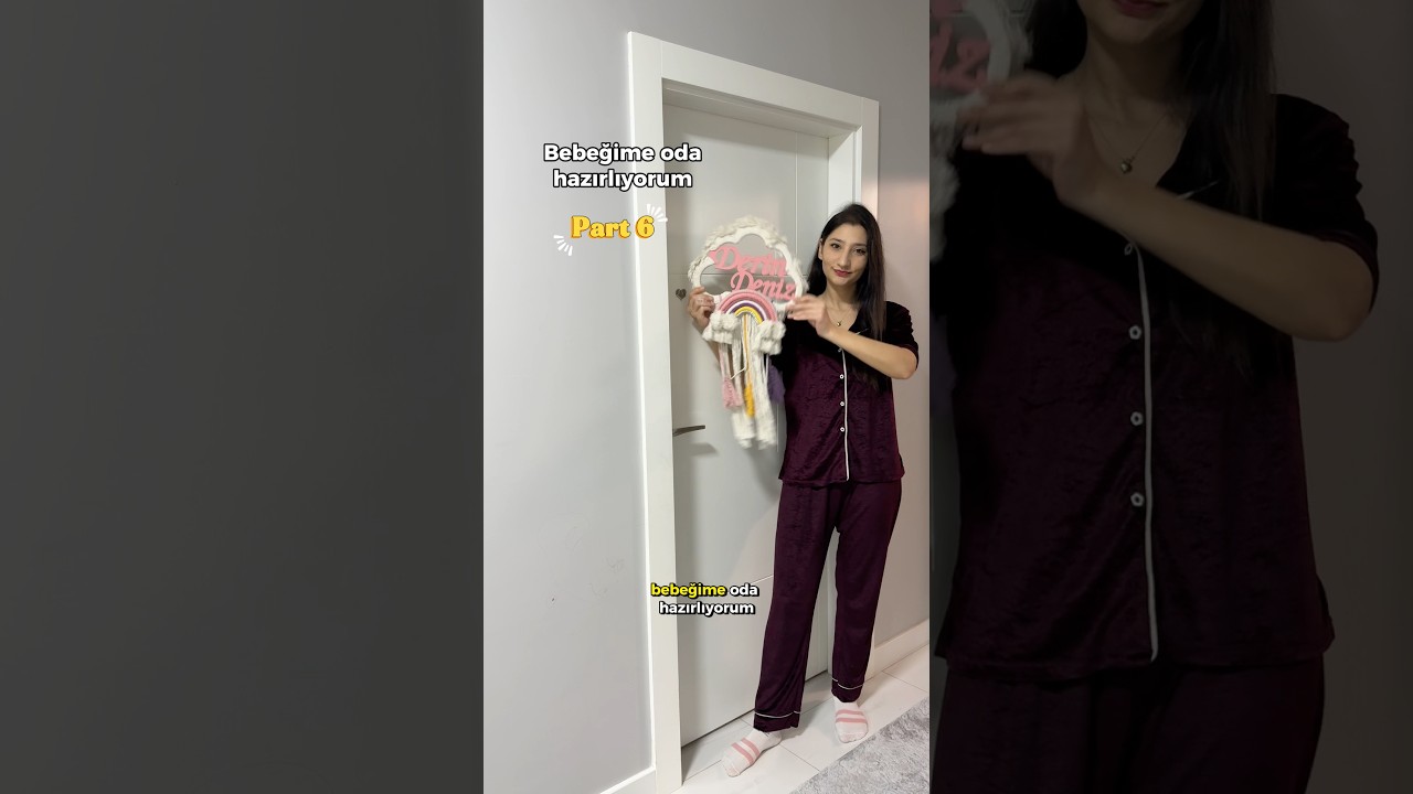 2 yaşındaki bebişime oda hazırlıyorum part6 | VLOG #shorts