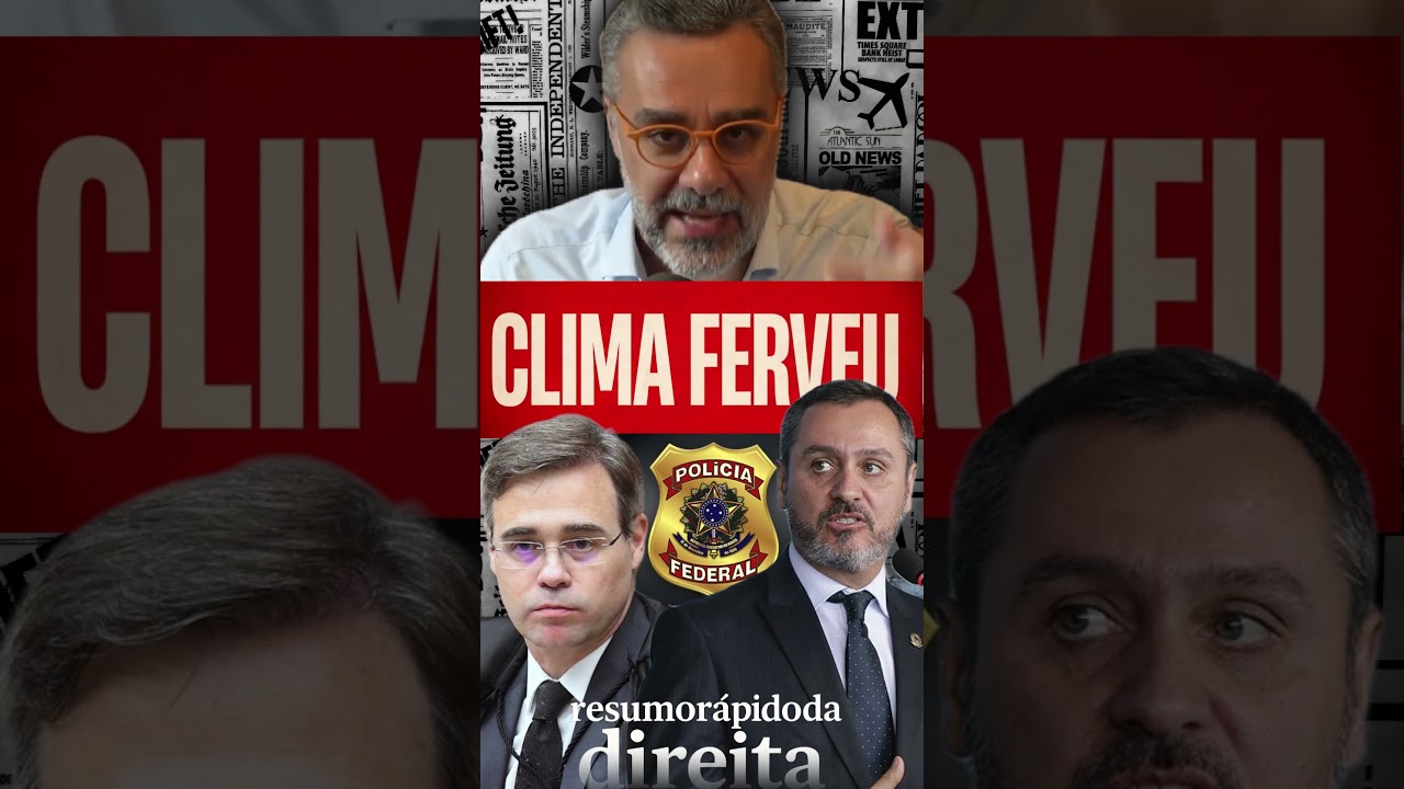 🚨URGENTE: Diretor da PF SURTOU com Mendonça...