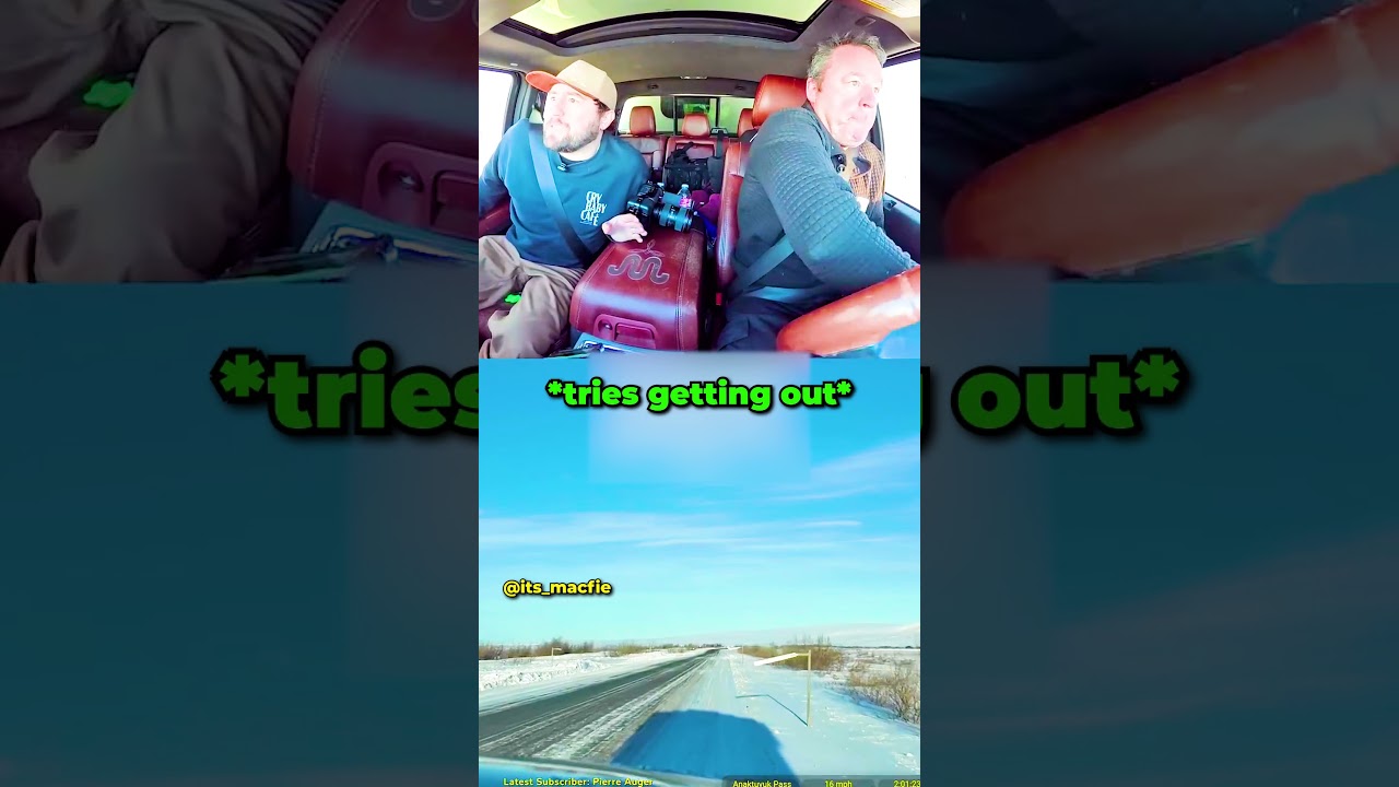 Semi Truck Almost Goes Into The Ditch