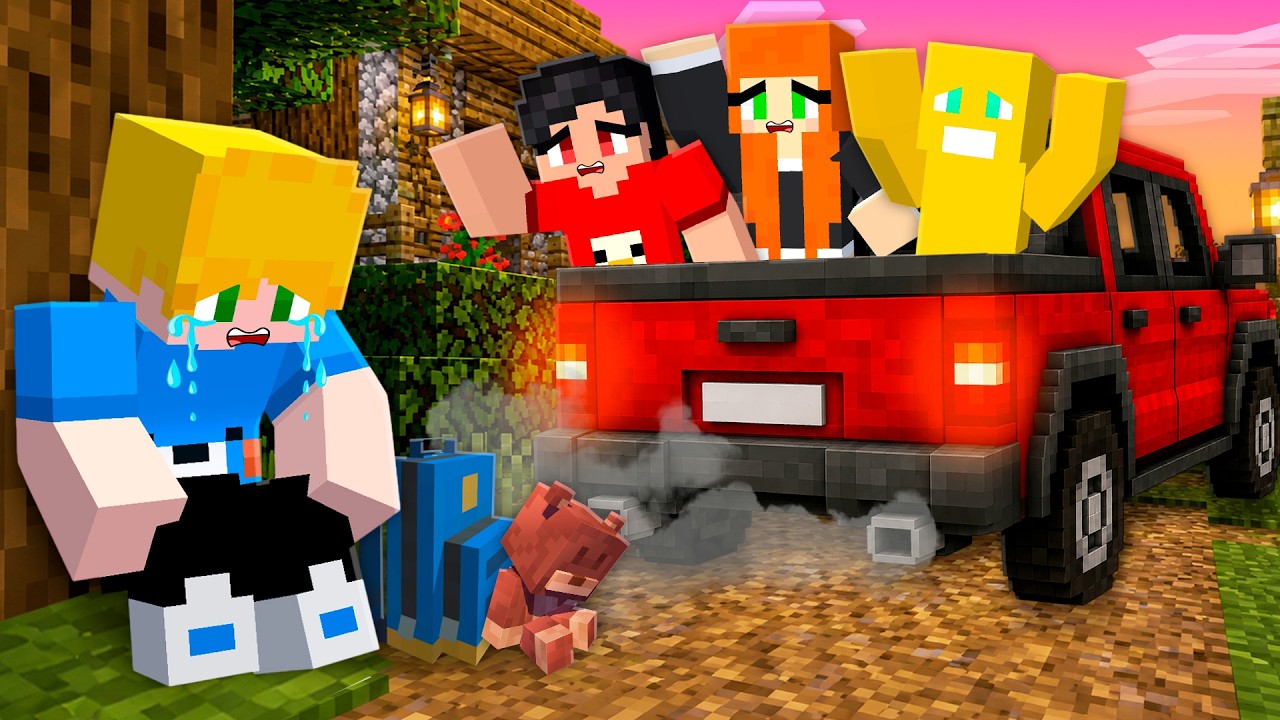 Fui ESQUECIDO pela minha FAMÍLIA no Minecraft!