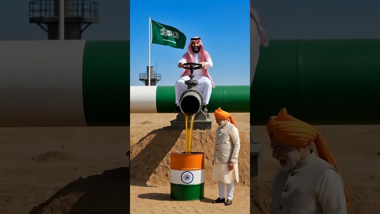 Global Oil Chaos! 🇸🇦🇨🇳🇮🇳🇰🇵🇺🇸 Trump, Mohammed bin Salman & Ayatollah Khamenei Hilarious AI Scene 😂