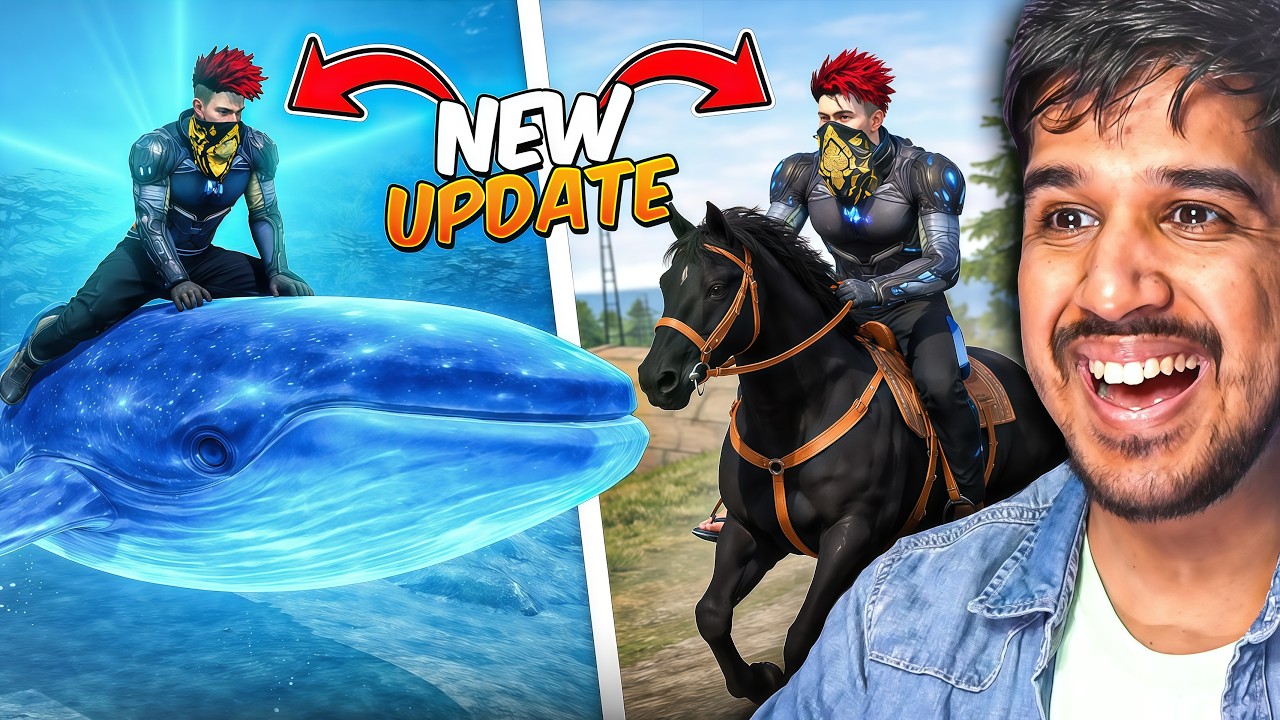I FOUND HORSE AND BLUE WHALE IN FREE FIRE 🤯  ADVANCE SERVER