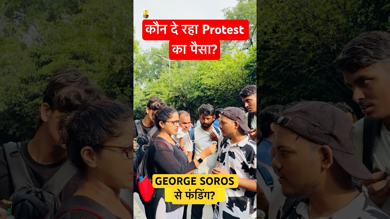 "Who Is Funding You?" Protesters Respond to George Soros Allegations