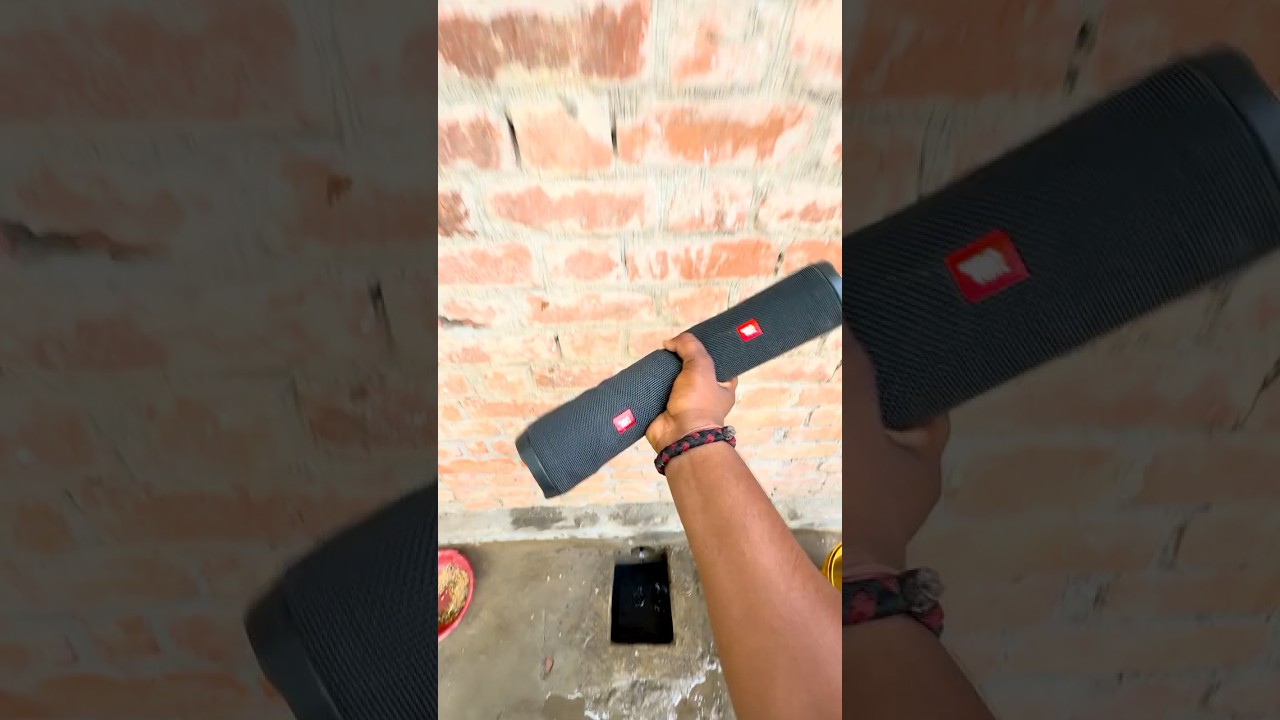 Water 💦 test speaker bass flip2