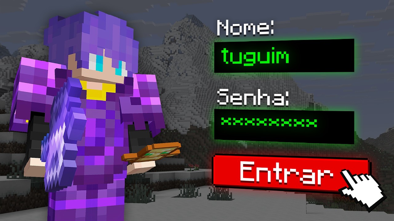 Eu HACKEEI a CONTA DE MINECRAFT do Meu AMIGO