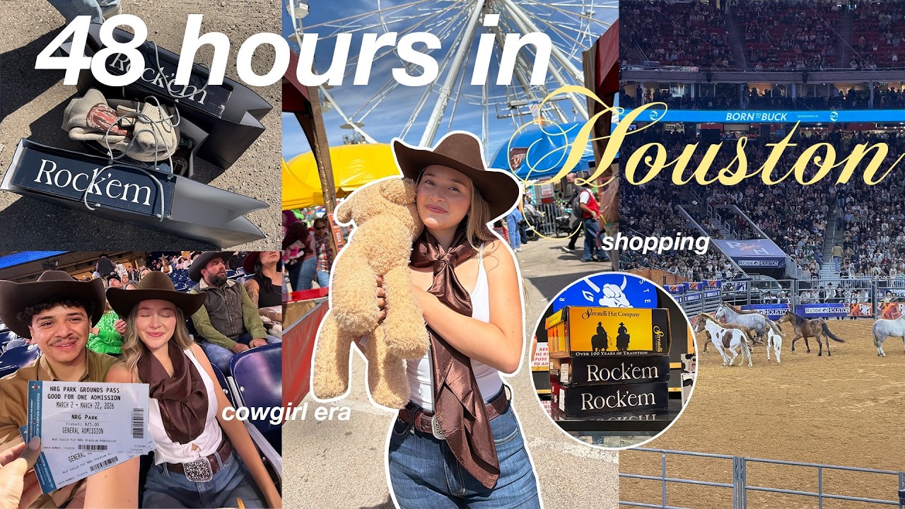 we went to the BIGGEST rodeo in Texas (everything's bigger in TX)