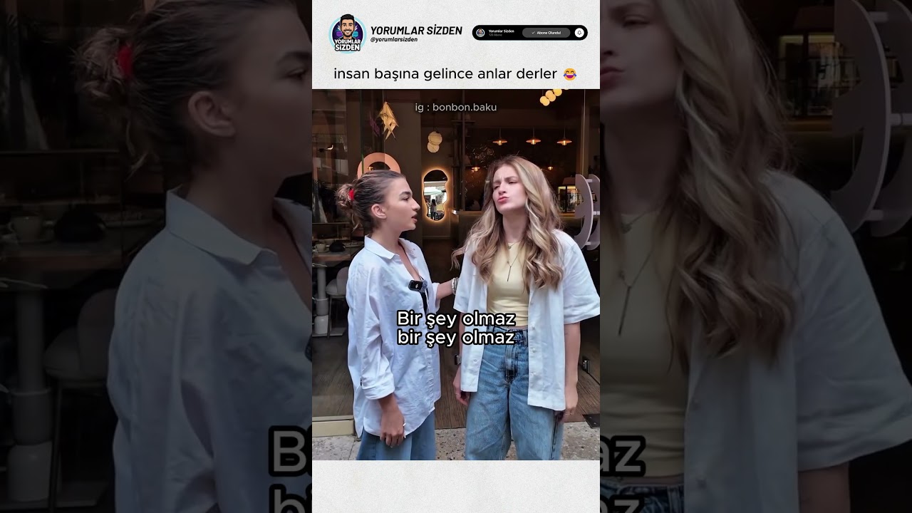 öyle akıl vermeye benzemez 😂 @bonbon.baku
