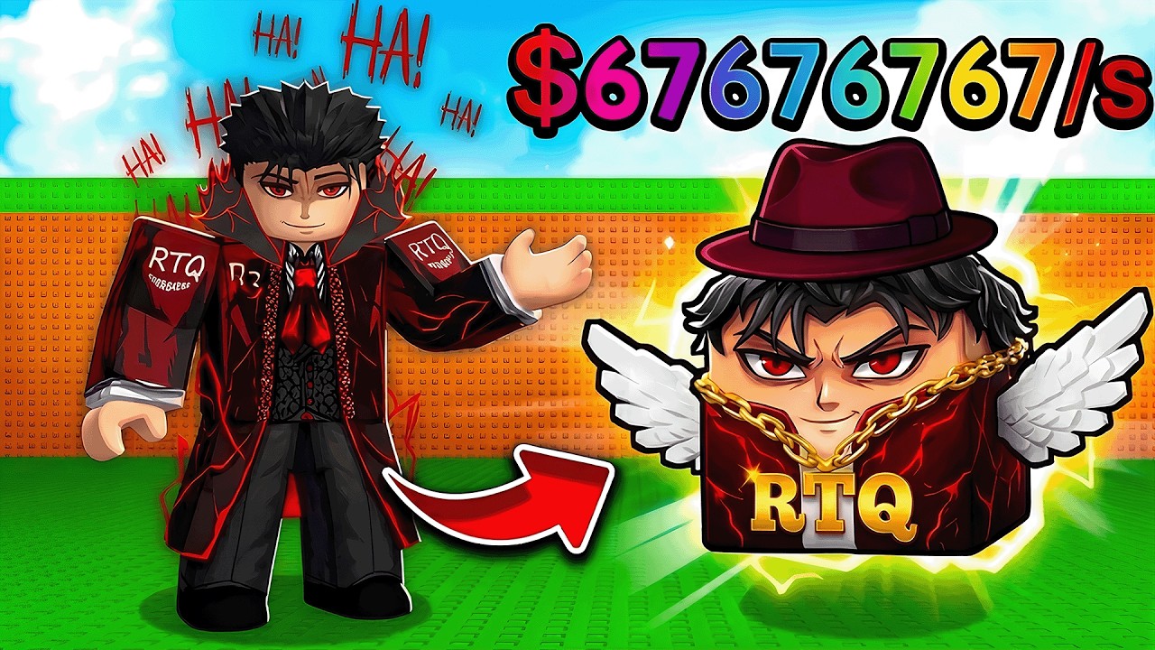 روبلوكس صرت لاكي بلوك وجبت اقوى الاشياء 😂 Be a lucky block