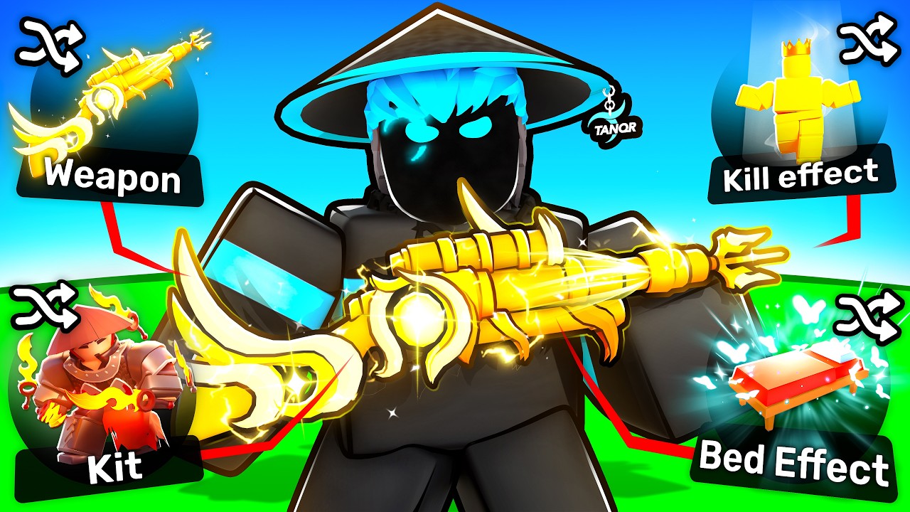 Roblox Bedwars, but EVERYTHING is Random..