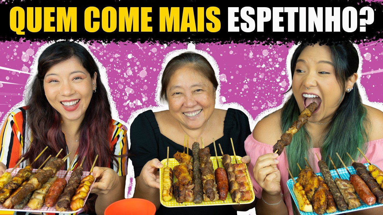 QUEM COME MAIS ESPETINHO GANHA! | Blog das irmãs
