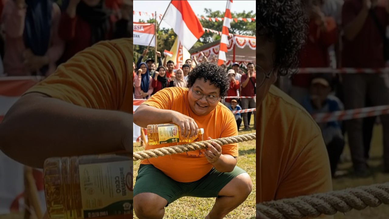 Dontol prank capybara di lomba tarik tambang tingkat RT #comedy #capybara #komedi