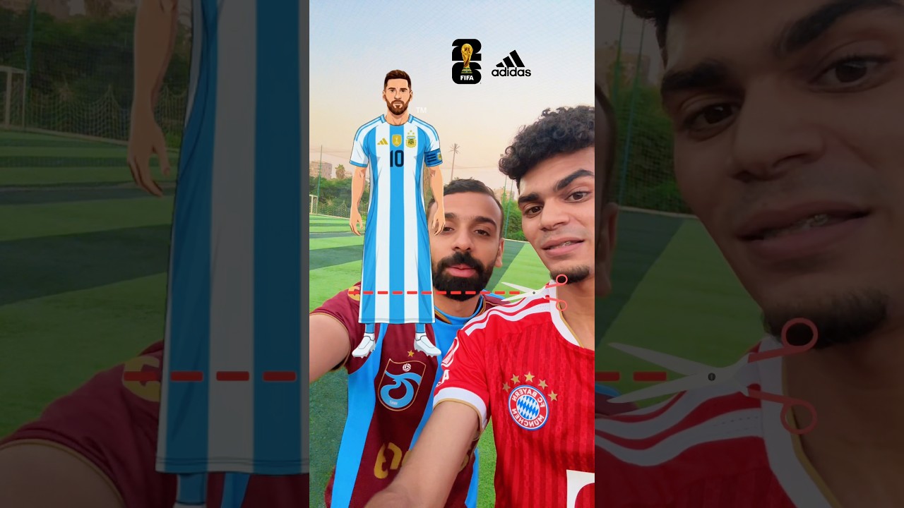 محمد صلاح ودياز جربوا فلتر جديد وقصوا ميسي 😂✂️ لكن الصدمة في الآخر ظهور Messi 😱🐐