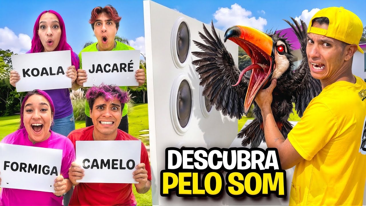DESCUBRA O ANIMAL PELO SOM *Erramos todos ?