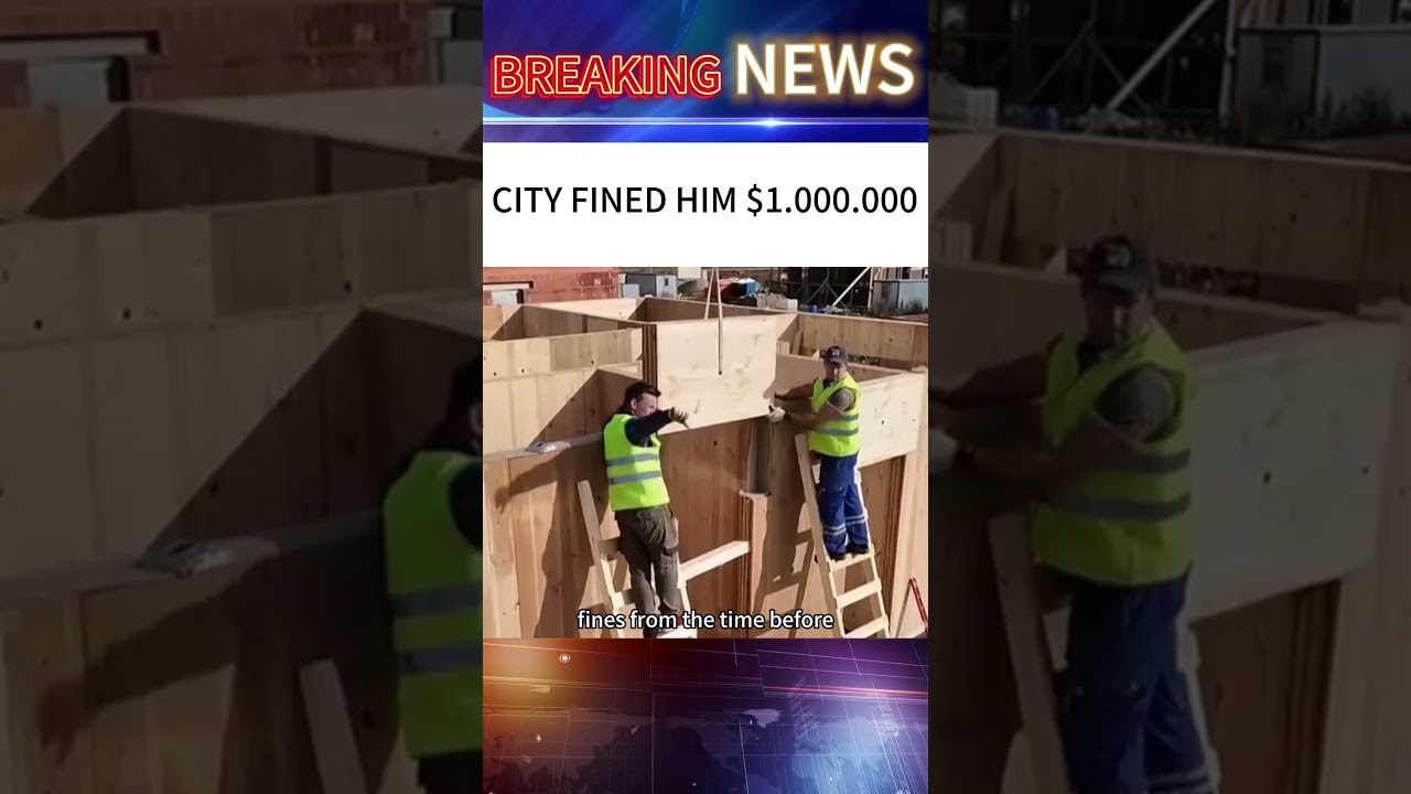 CITY FINED HIM $1.000.000#news #shorts - Published by Draft Y