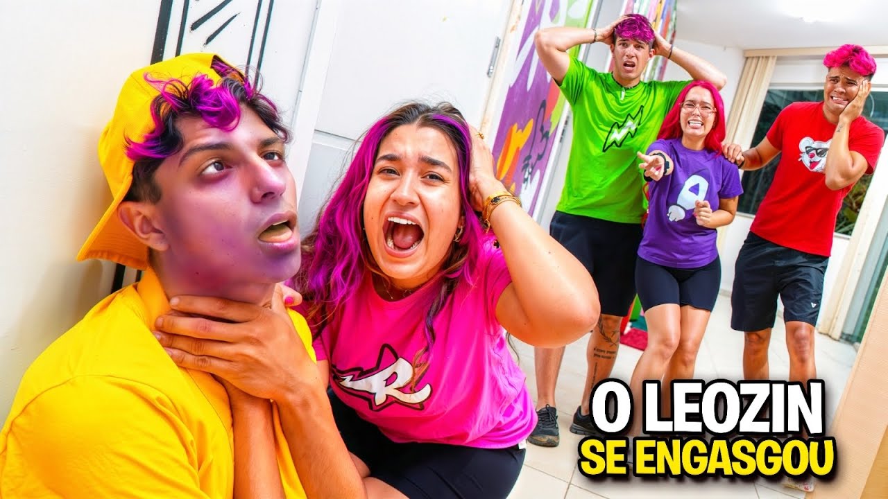 O LEOZIN SE ENGASGOU NESSE VÍDEO *Quase uma tragédia ...