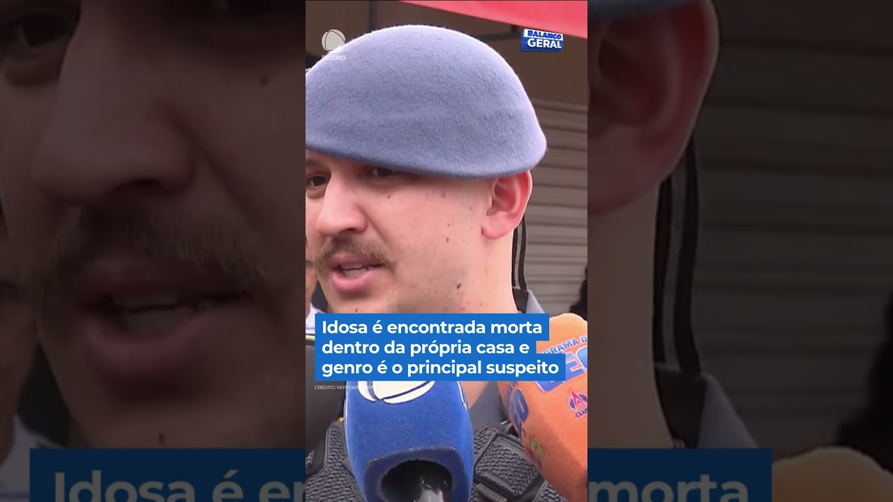 Idosa é encontrada morta dentro da própria casa e genro é o principal suspeito #shorts #balançogeral