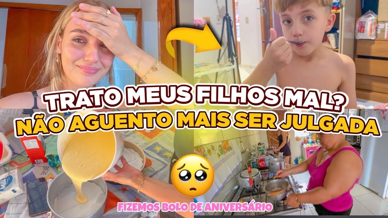 CHEGA😭🤯 NÃO AGUENTO MAIS-SOU UMA MÃE RUIM? TRATO MEUS FILHOS COM DIFERENÇAS? CANSEI DE SER JULGADA!!