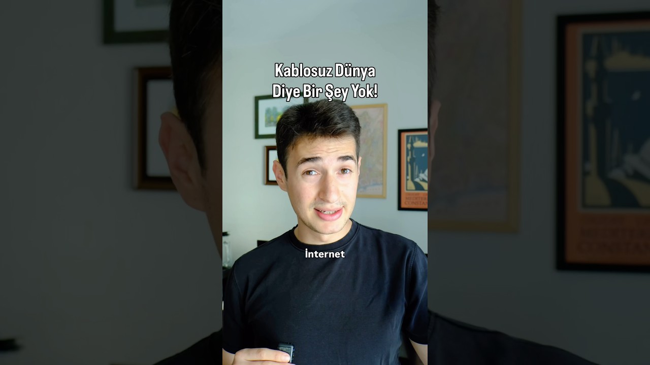 İnternet kablosuz değil!