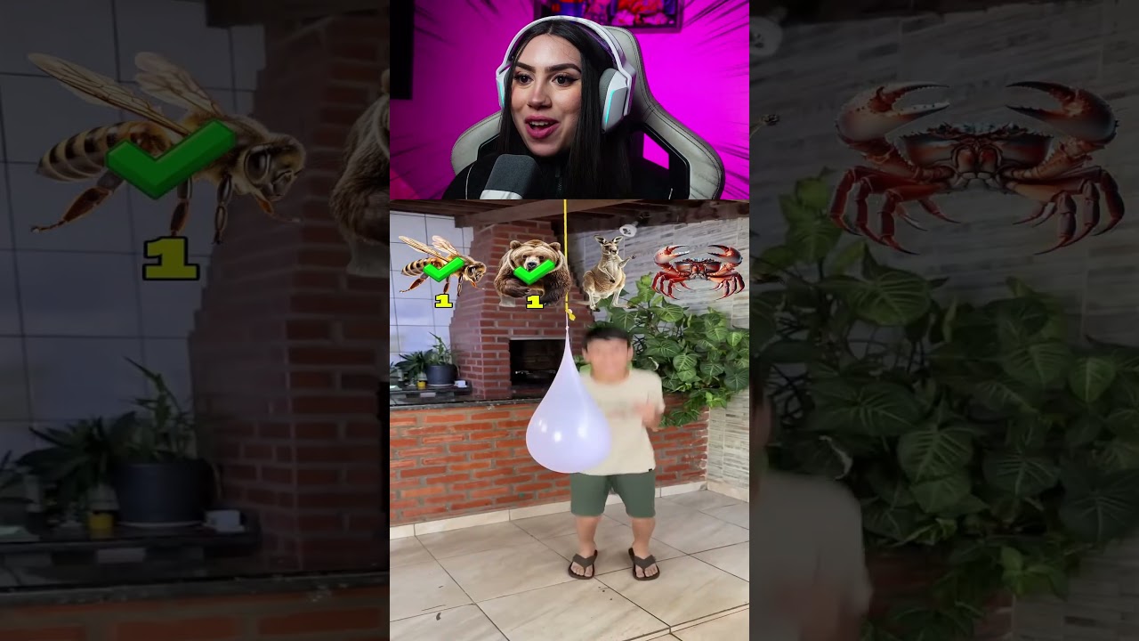 Qual INSETO vai ESTOURAR o BALÃO?! 😱IB@gabrielmiranda_ofc