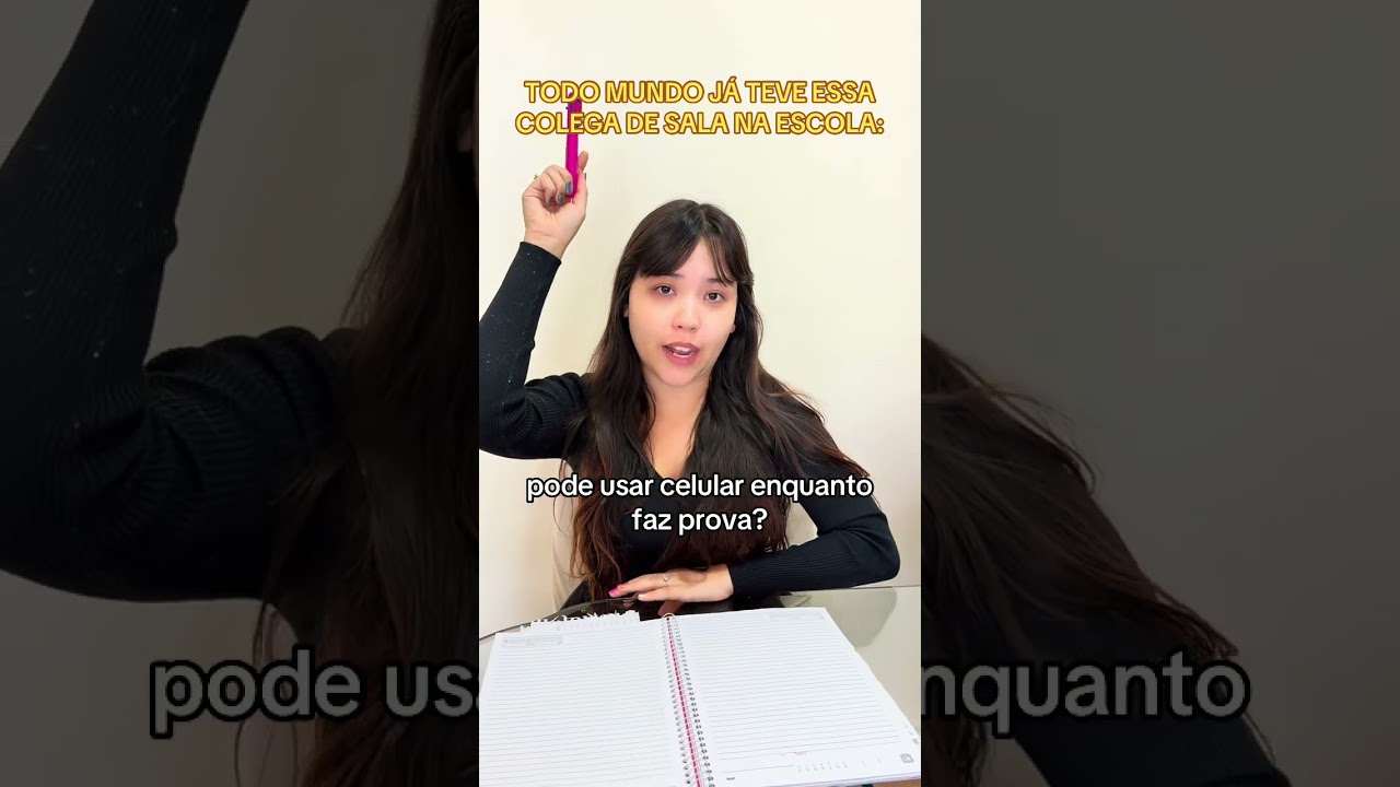 QUEM NUNCA TEVE UMA COLEGA DE SALA ASSIM NÉ? KKKKK😹❤️ eu já tive