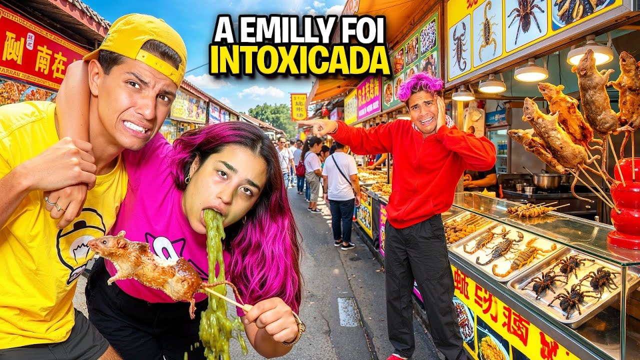 PROVAMOS ANIMAIS VIVOS NA CHINA *Emilly passou mal … 