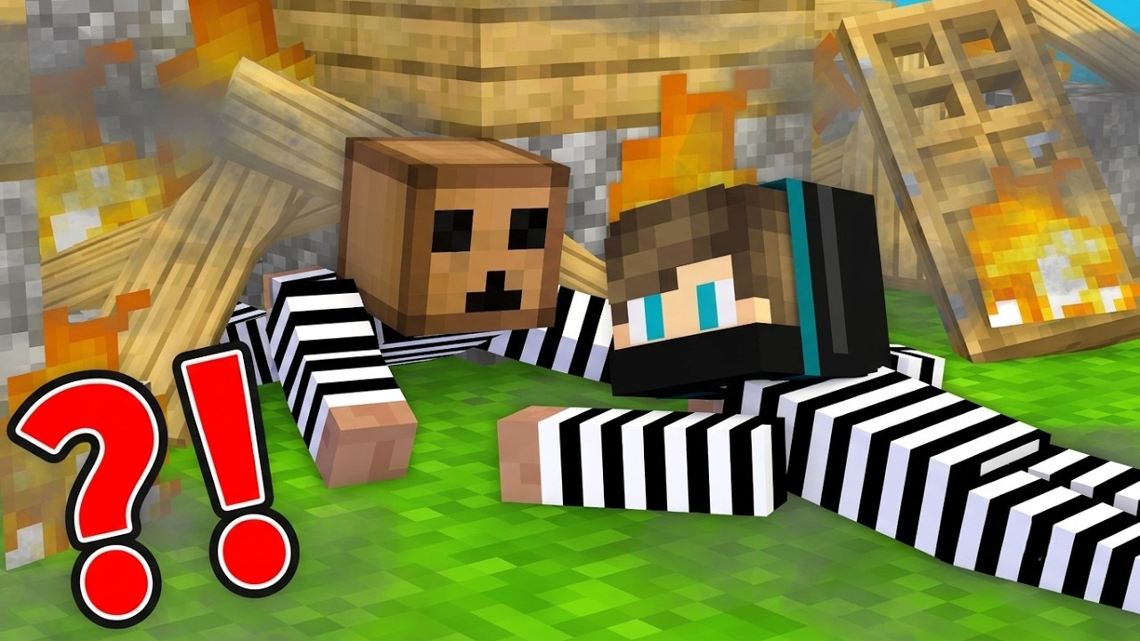 ماين كرافت لايف ستيل الحرامية #74 : بيتي الجديد احترق !!؟ 😱