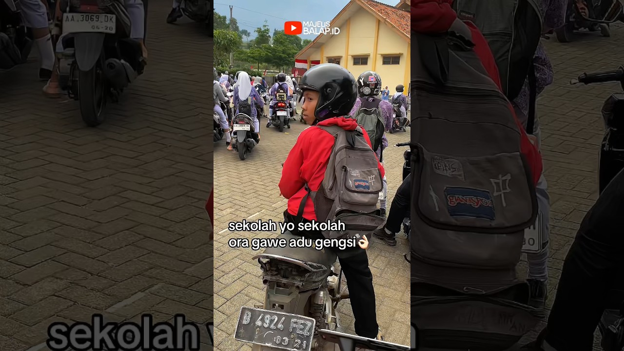 Cuma Murid Sekolah Tertentu Yang Berani Naik Motor Kayak Gini‼️ #motorunik #motordrag
