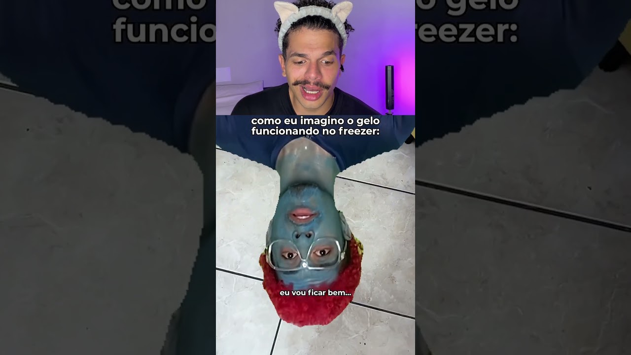 COMO EU IMAGINO O GELO FUNCIONANDO NA GELADEIRA