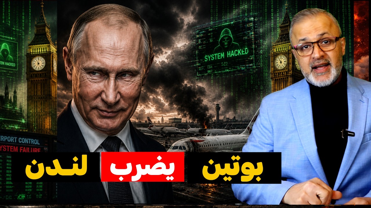 بعد تحدي السي آي إيه: بوتين ينفذ تهديده عبر ضرب مطارات لندن سيبرانيا وانفجار غامض يهز بريطانيا فورا!